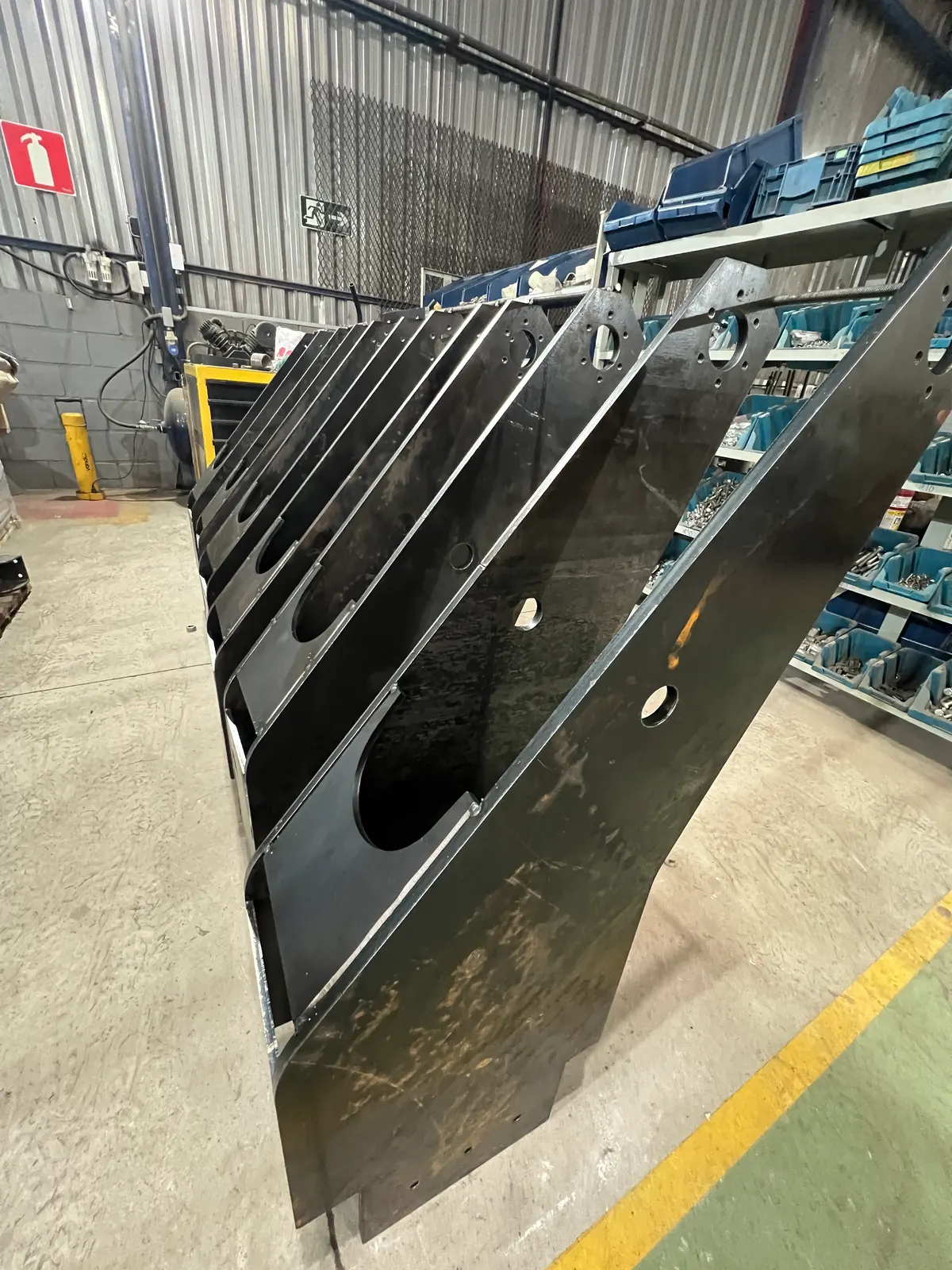 Peças de caldeiraria fabricadas na base da Anchor